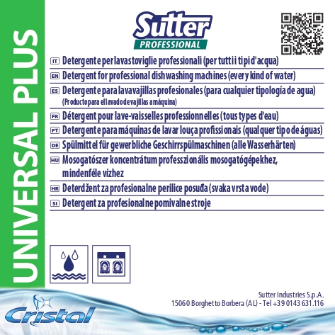 Lavavajillas Auto UNIVERSAL PLUS ECO 24Kg - Imagen 3