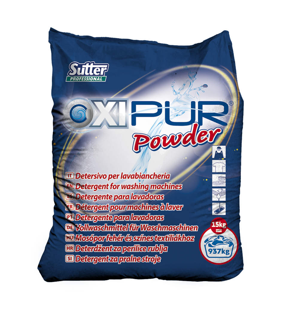 Detergente Polvo Lavanderia OXIPUR POWDER 15Kg
