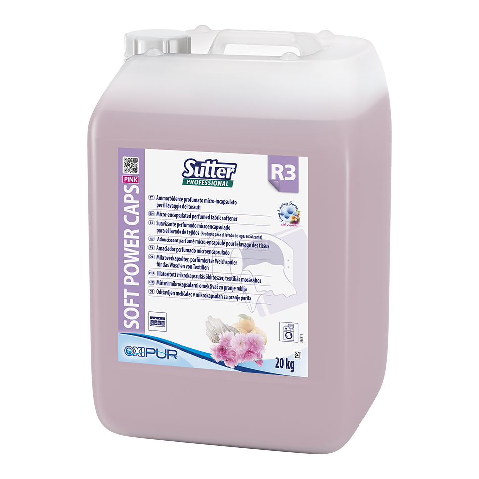 Suavizante Liquido Lavanderia SOFT POWER PINK 20Kg