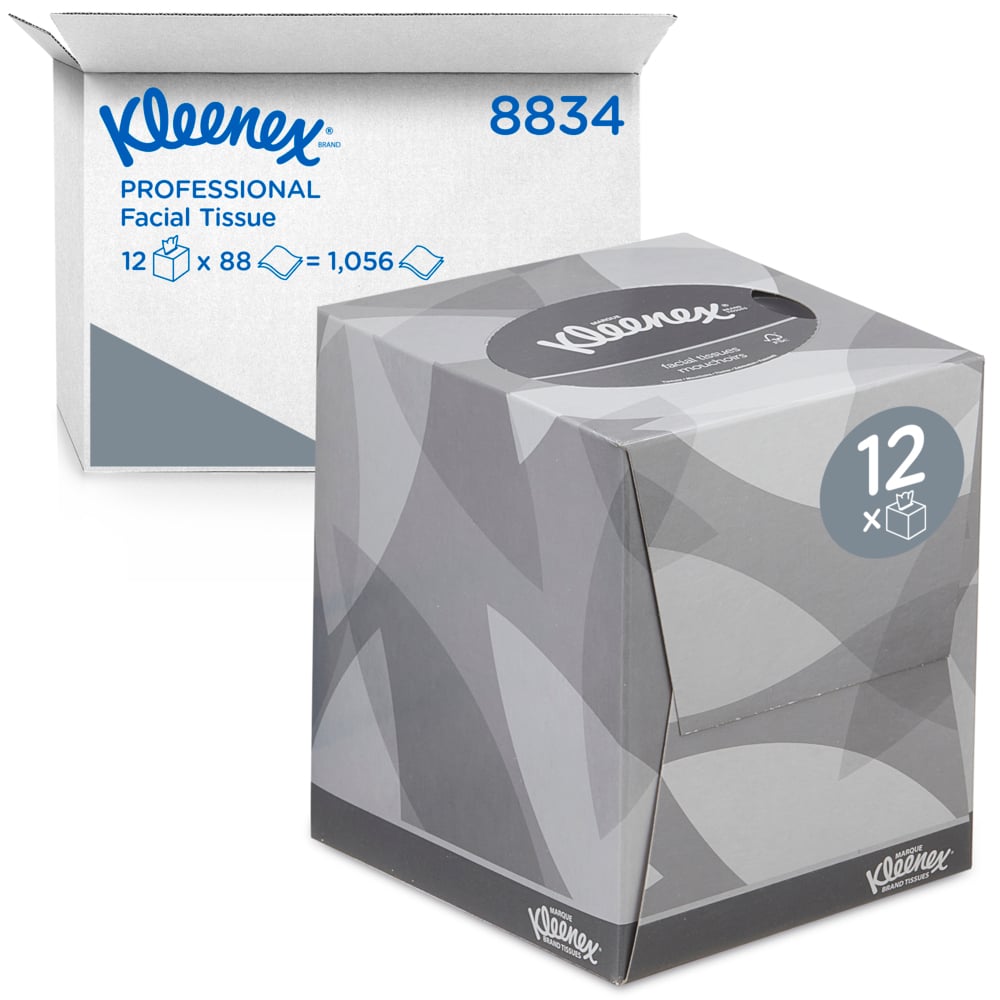 Cubo Facial Kleenex (12Cubos/Caja)