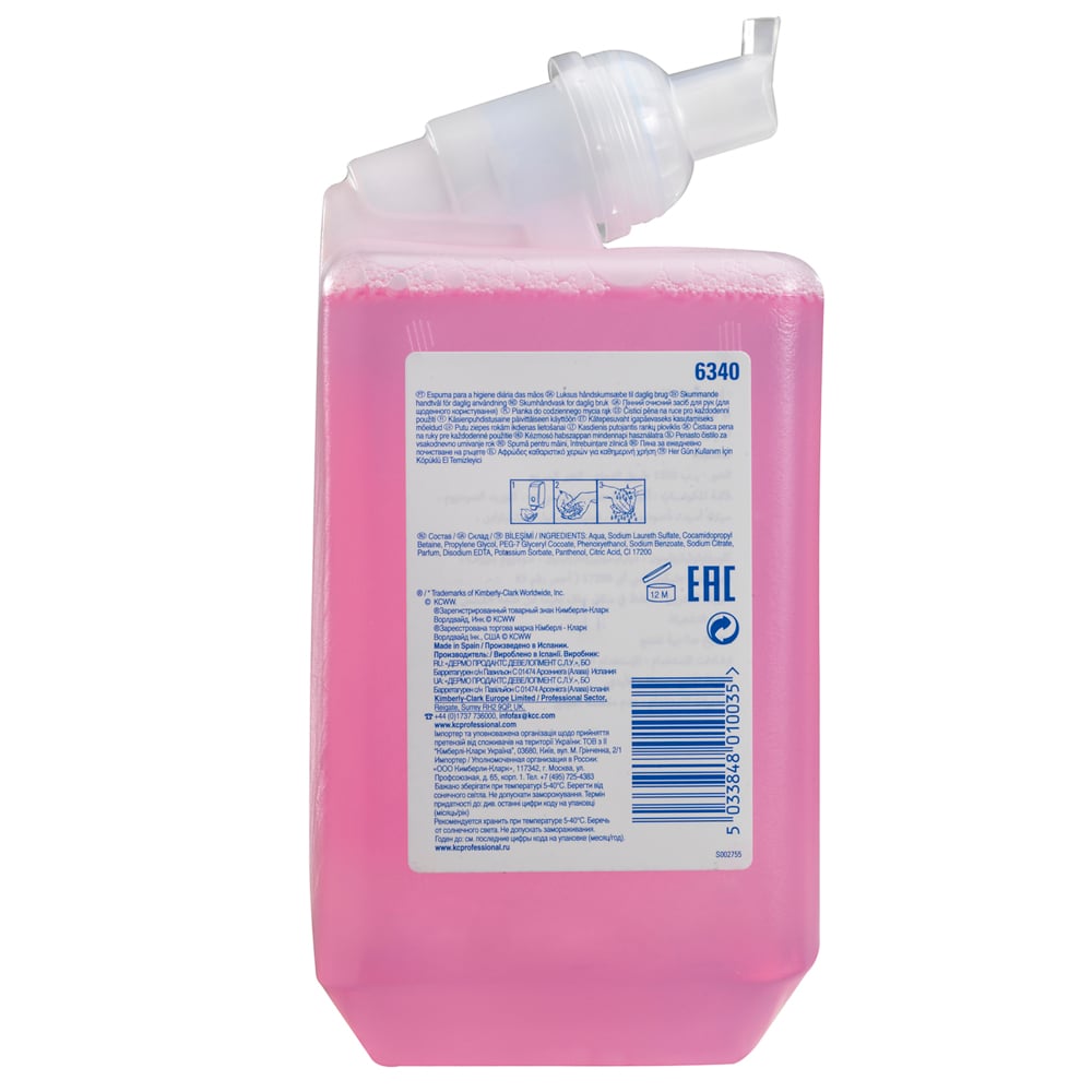 Jabon Manos Scott Foam Uso General 1L (6Unds/CJ) - Imagen 3