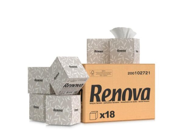 Klinex Faciales Renova Cubo  18cubos/Cj