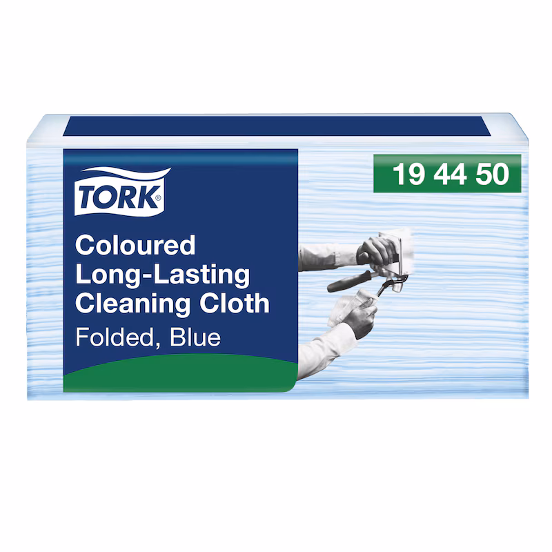 Paño Tork Larga Duracion Azul w8 (320unds/Cj)