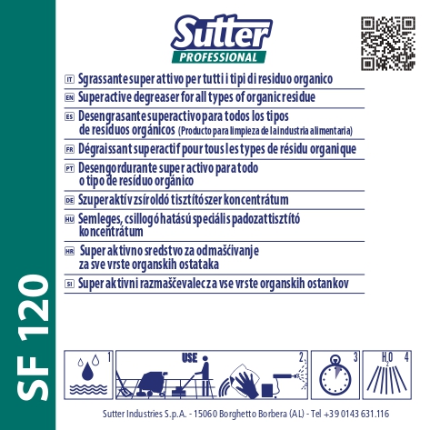 Desengrasante S.F. 120 Ecolabel (4Undsx5Kg) - Imagen 3