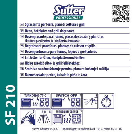 Degreaser HORNES AND PLANCHAS SF210 (4Undsx5Kg) - Image 2