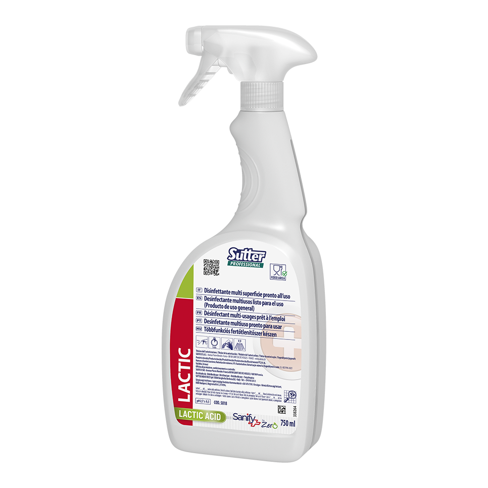 Desinfectante Virucida LACTIC ECOLABEL (12Ux750ml)