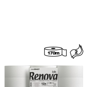 Higienico Jumbo BLK Pastapura 170M 2C (12R/Fardo)