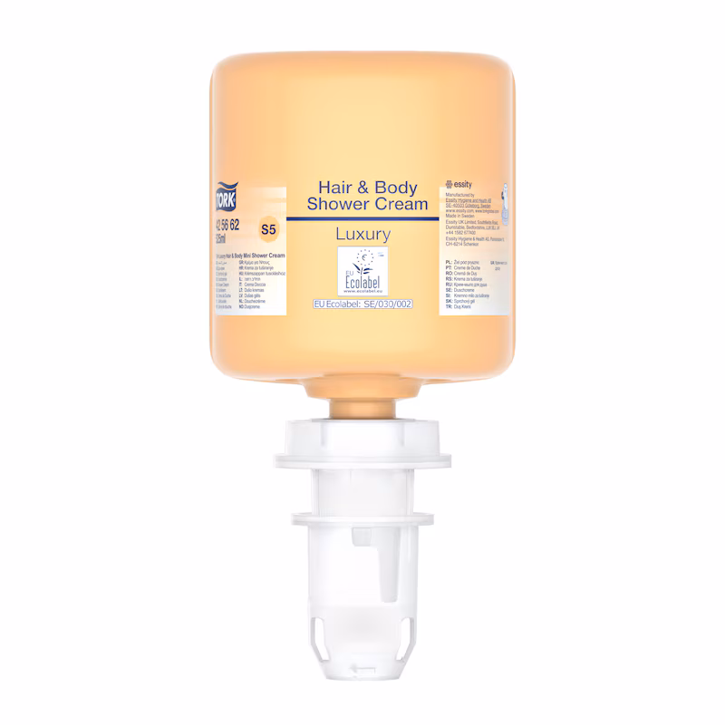 Crema Ducha y cabello Tork Luxury 525ml (8unds/Cj)